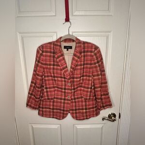 Talbots cropped blazer 